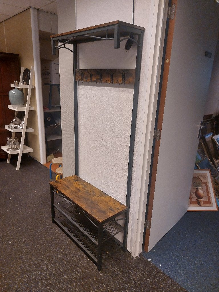multifunctioneel halmeubel kapstok ( 501067), Ophalen, Hout, Wandkapstok, Minder dan 100 cm