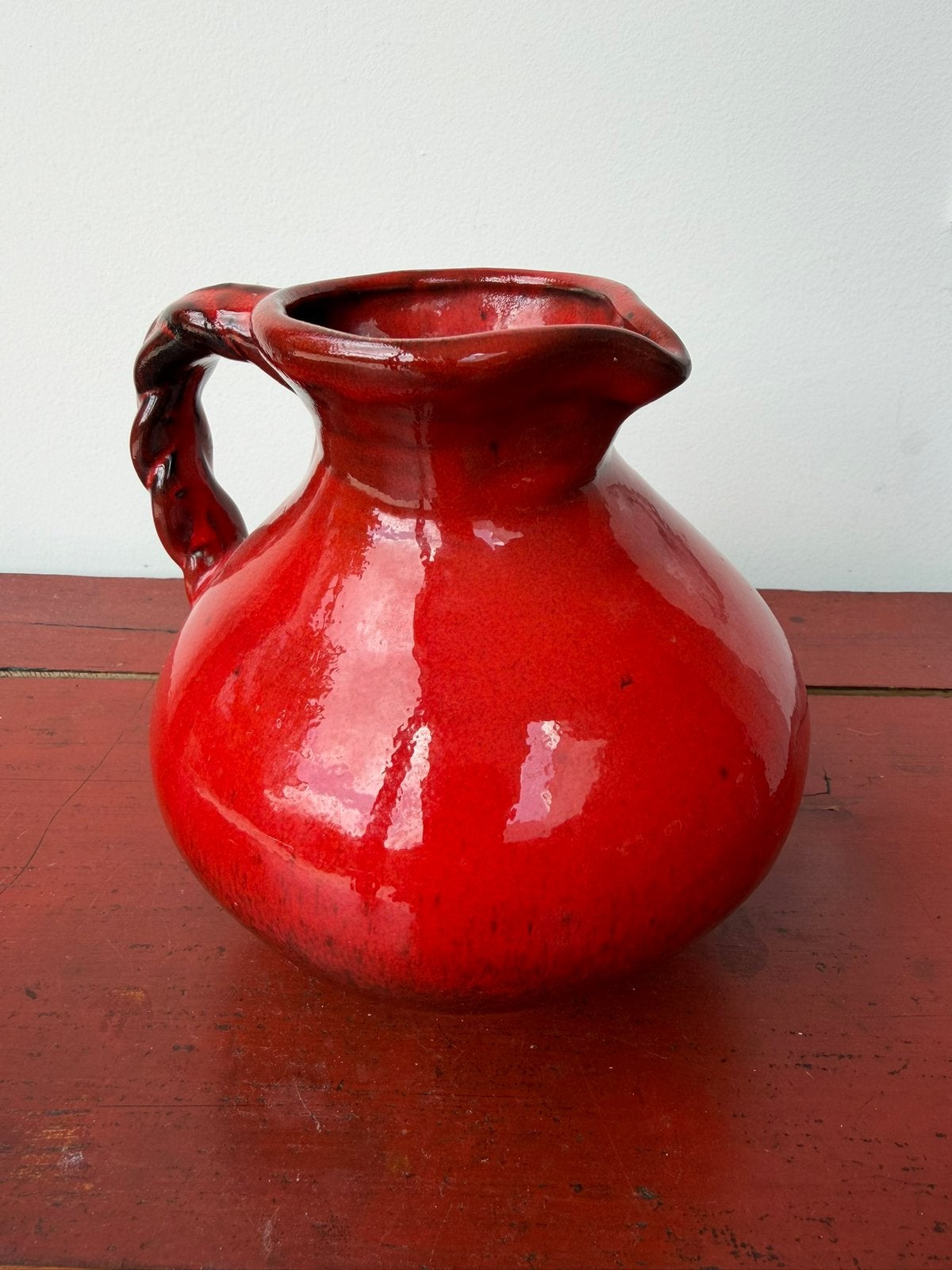 VINTAGE West Germany vaas, Overige kleuren, Aardewerk of Porselein, Ophalen of Verzenden, Zo goed als nieuw
