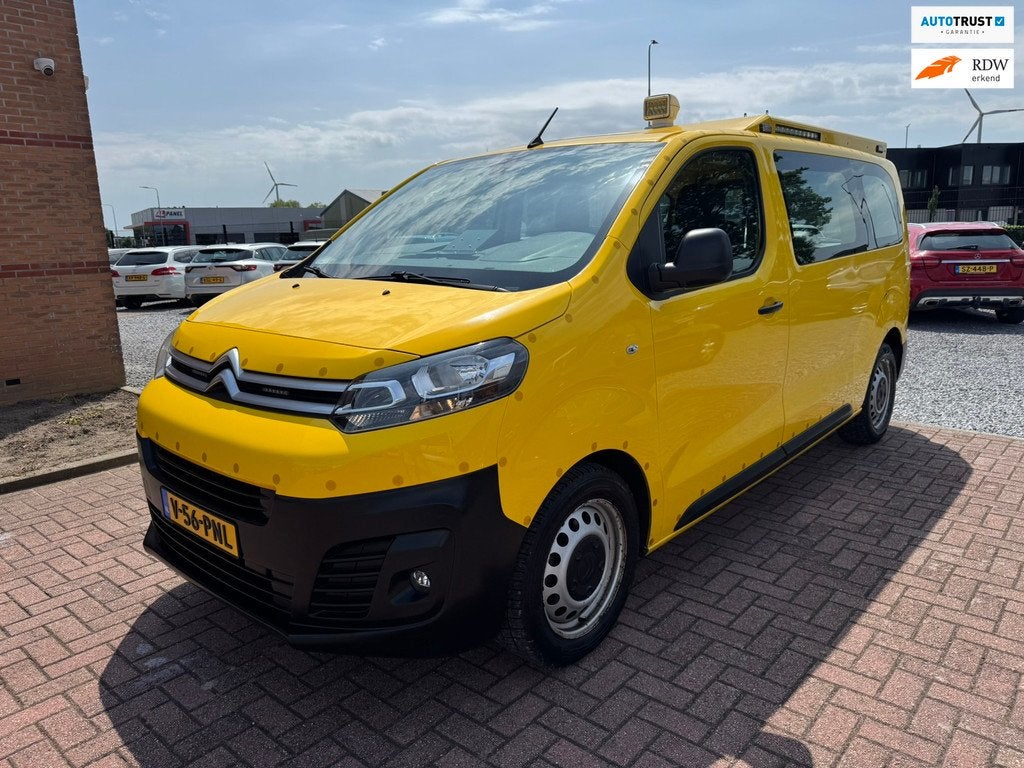 Citroen Jumpy 2.0 BlueHDI 180PK Business M S&S Automaat, L2H, Stof, Gebruikt, 4 cilinders, Bedrijf