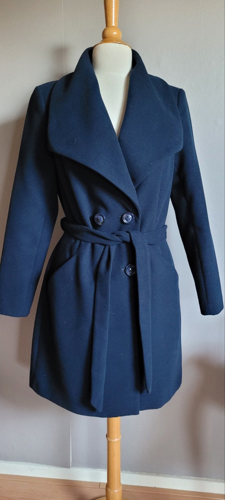 winterjas Steps, Kleding | Dames, Maat 38/40 (M), Blauw, Ophalen of Verzenden, Zo goed als nieuw