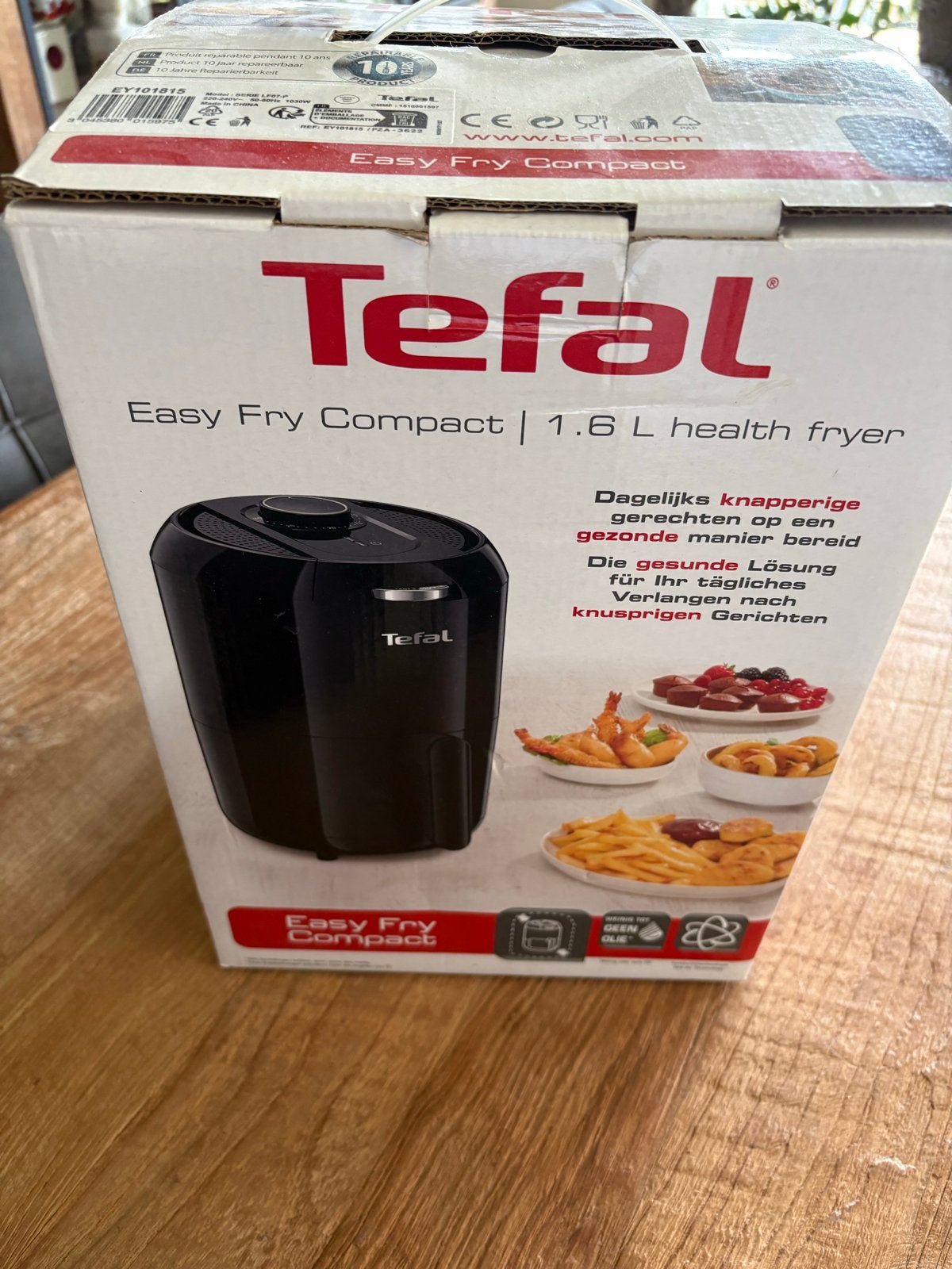 Tefal Easy Fry Compact 1.6L heteluchtfriteuse - Nieuw, 1 tot 2 liter, Ophalen of Verzenden, Nieuw