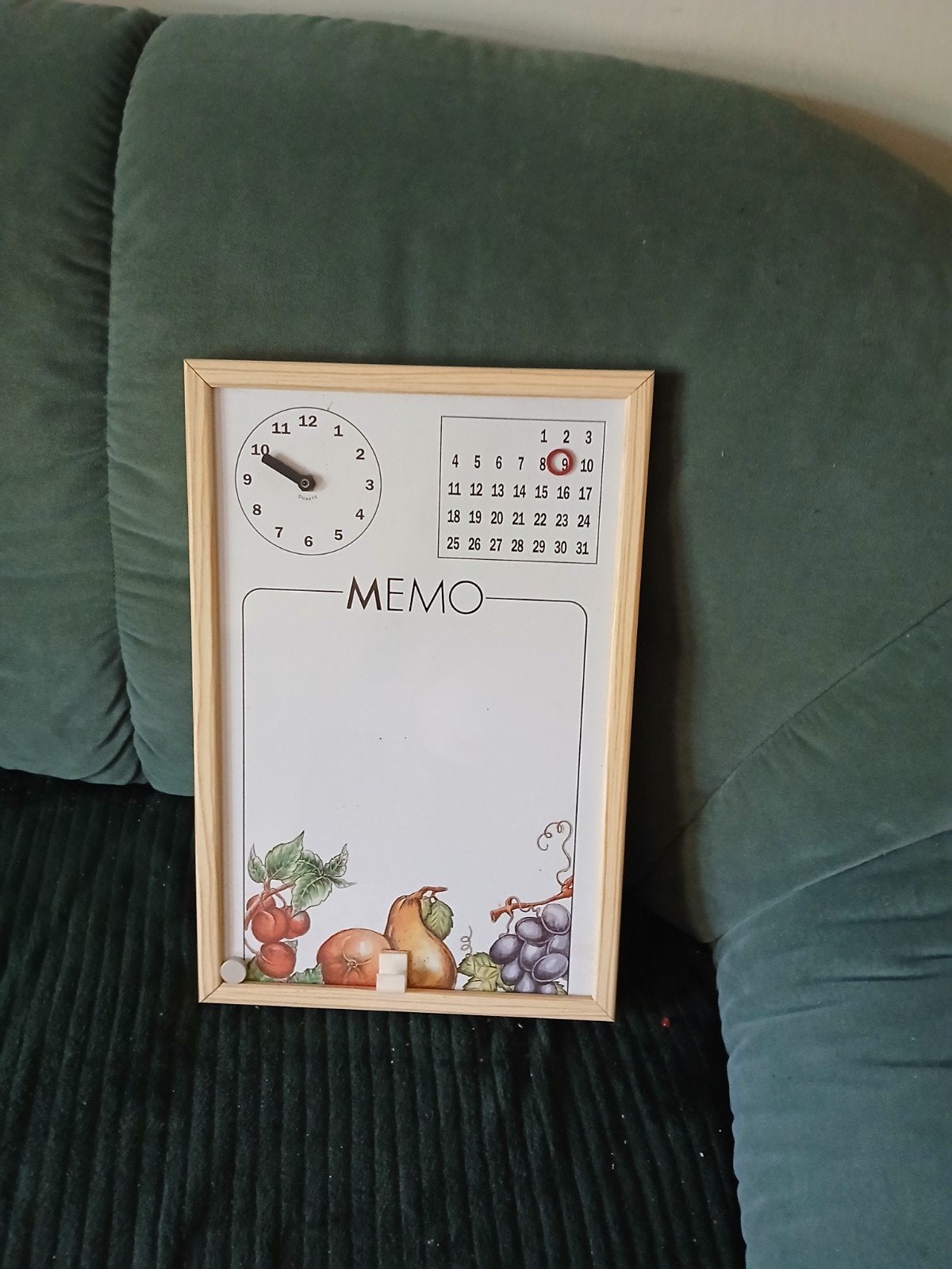 Memobord, Ophalen