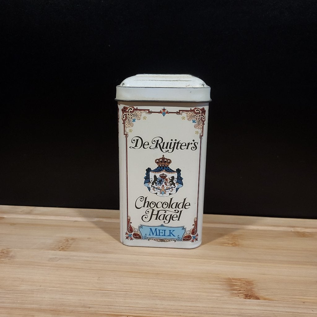 Blik De Ruijters chocolade hagel melk, Verzamelen, Blikken, Gebruikt, Overige, Ophalen of Verzenden