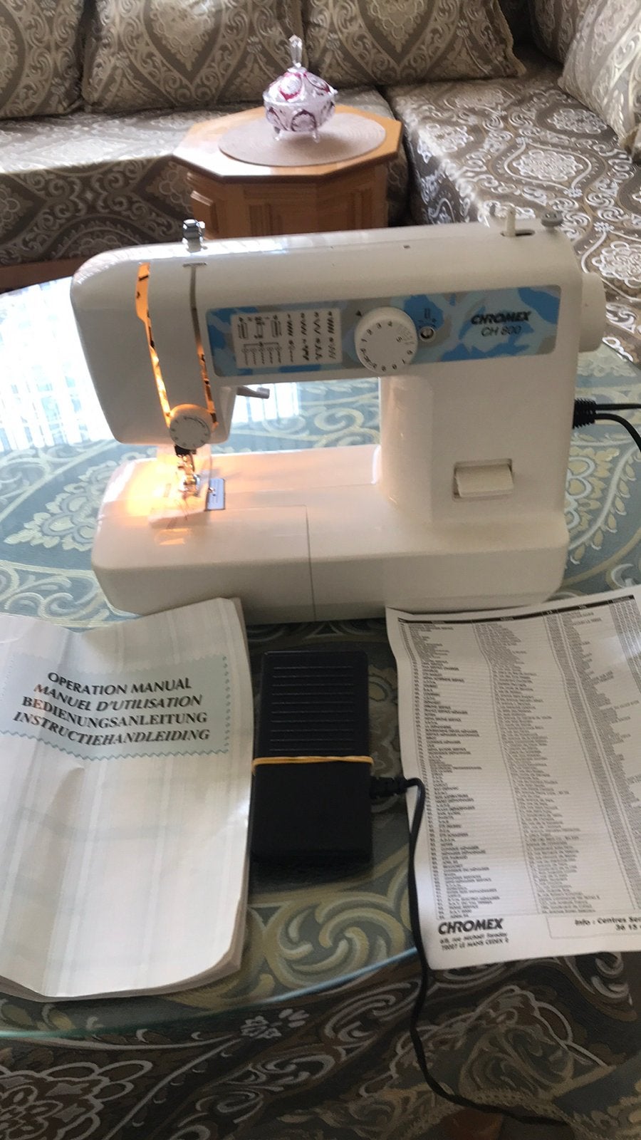Naaimachine Chromex CH800, Ophalen of Verzenden, Zo goed als nieuw, Naaimachine, Overige merken