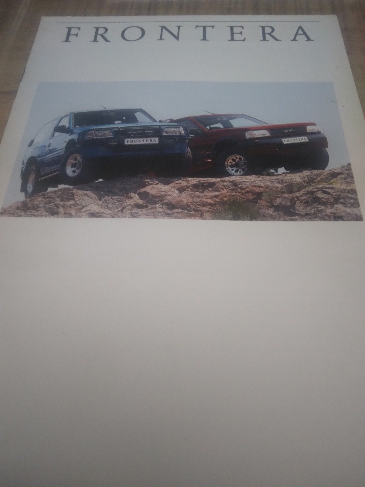 opel Frontera 01 1992, Ophalen of Verzenden, Zo goed als nieuw, Opel