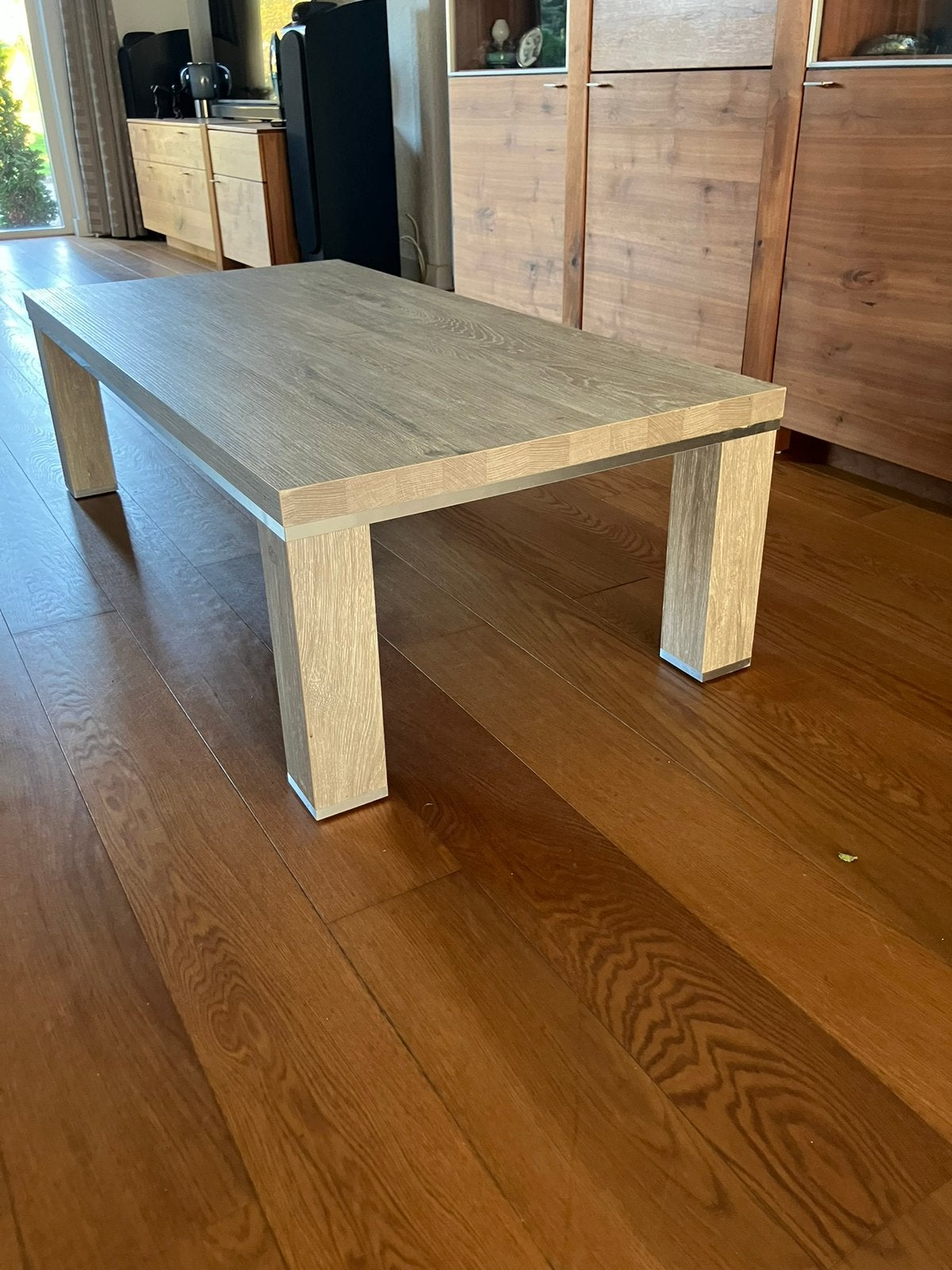 Salontafel 120 x60 Licht eiken, Ophalen, 100 tot 150 cm, 50 tot 100 cm, Zo goed als nieuw