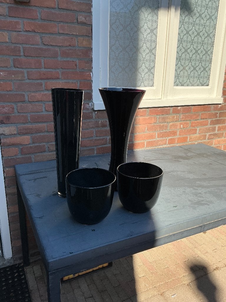 Bloempotten, Ophalen, Gebruikt, Rond, Binnen