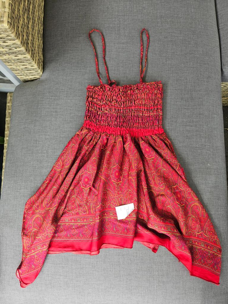 Vrouwen Indiase Top S/M - Rode Paisley Print, India, Nieuw, Ophalen of Verzenden, Rood