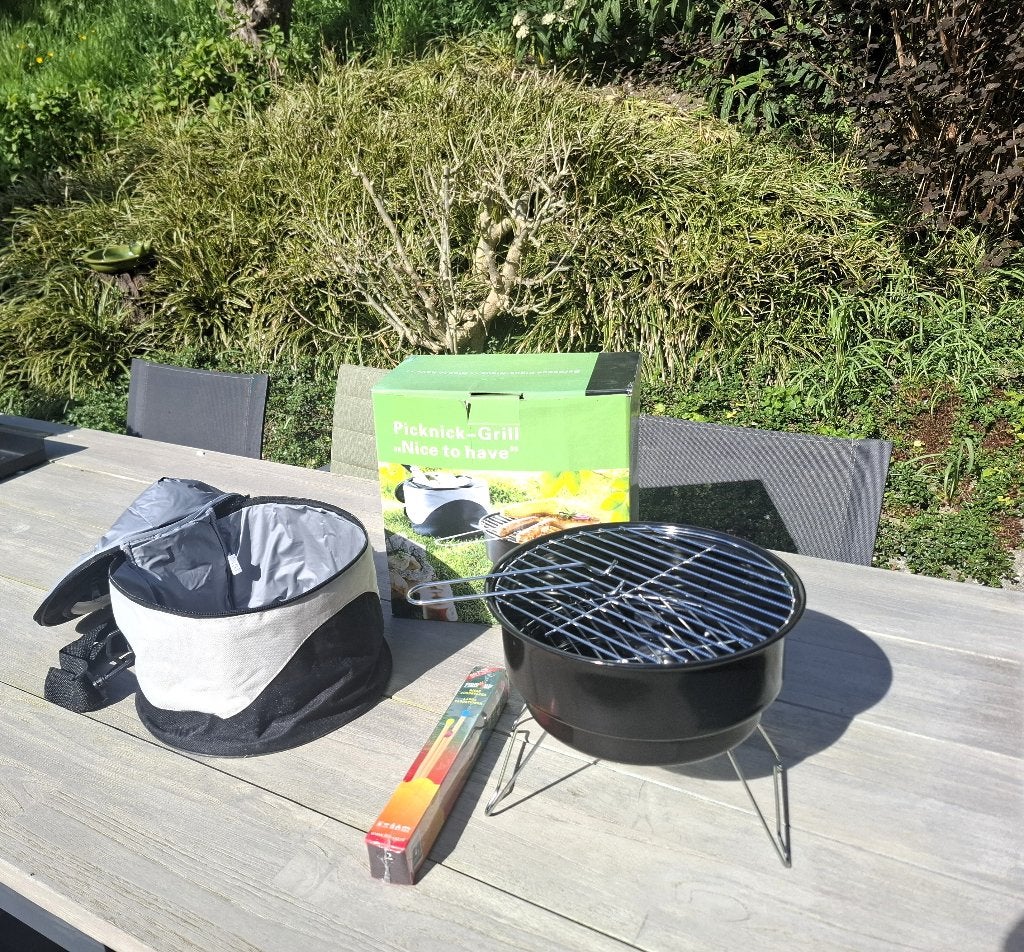 Kleine barbecue grill en koeltas, Ophalen, Nieuw