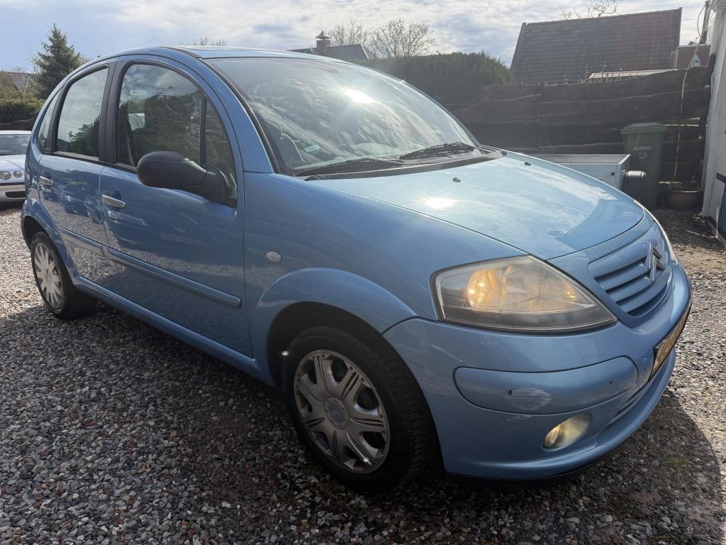 Citroën C3 1.4i Exclusive Airco Panoramadak SLOOP OF LOOP P, Auto's, Citroën, Blauw, Origineel Nederlands, Handgeschakeld, 1174 kg