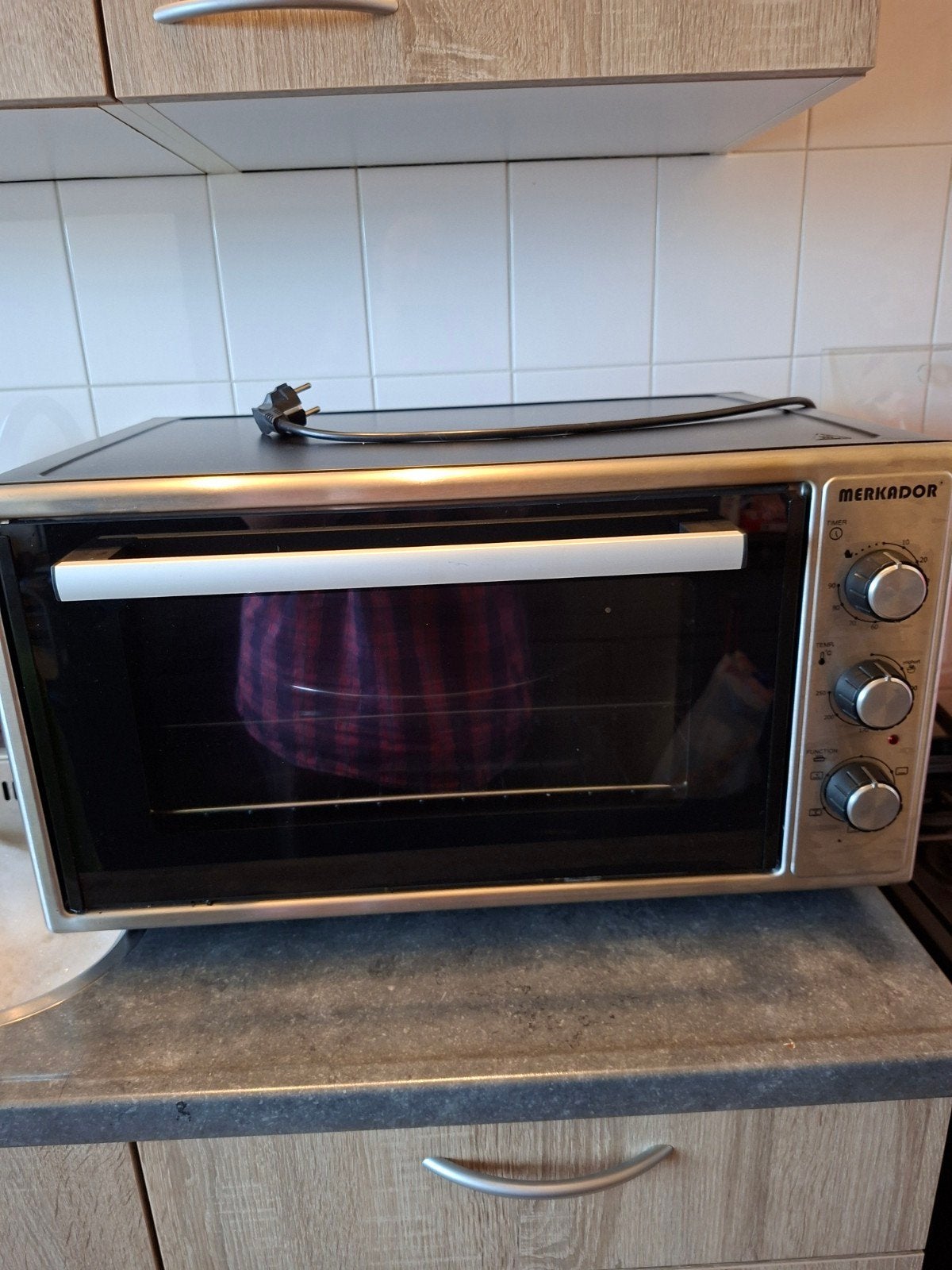 Merkador L Vrijstaande Oven - 50 Liter - Hetelucht, Ophalen, Minder dan 45 cm, Hete lucht, Heteluchtoven