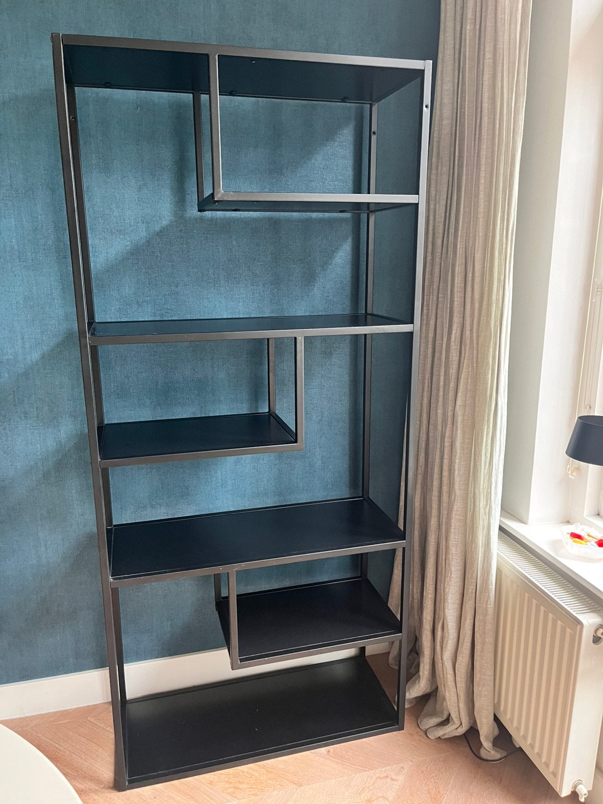 Metalen roomdivider met open vakken, Ophalen, Zo goed als nieuw, Modern