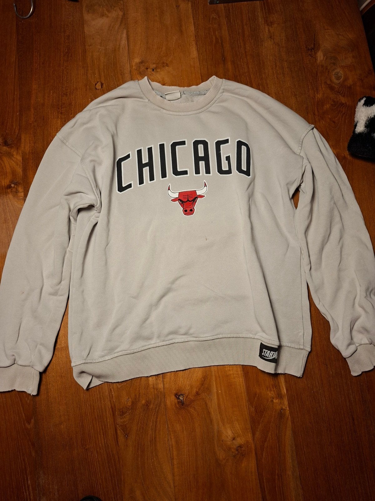 Mooie chicago bulls trui opdruk achterkant, Ophalen, Zo goed als nieuw, Bruin