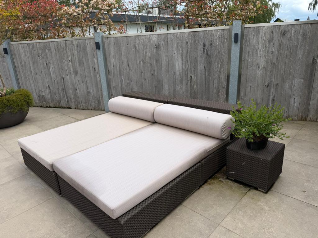 Dedon daybed ligbed 200 x 200, Tuin en Terras, Ligbedden, Ophalen of Verzenden, Gebruikt, Overige materialen