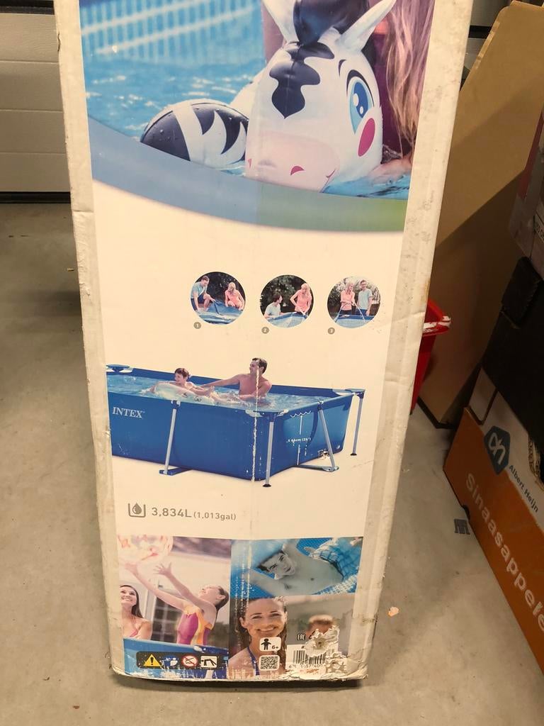 Bestway zwembad, Ophalen, Rechthoekig, Opzetzwembad, Minder dan 80 cm