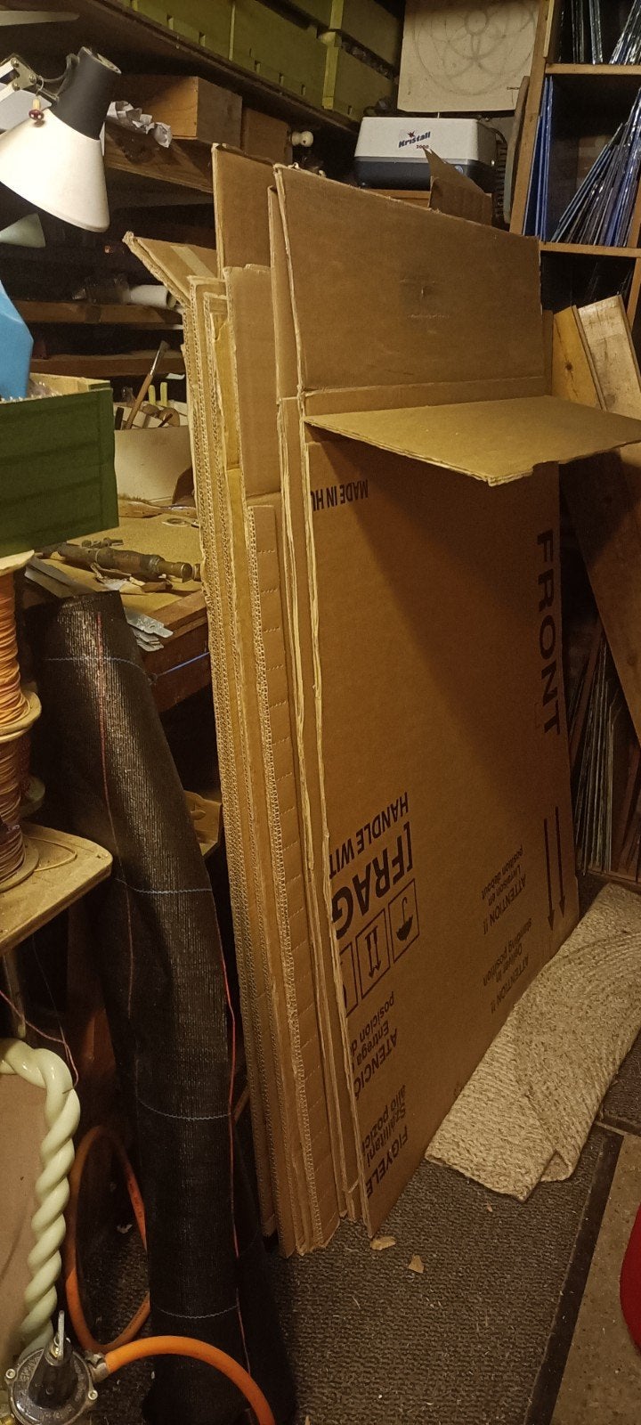 gratis grote platen karton, Ophalen, Doos, 100 cm of meer, 60 cm of meer
