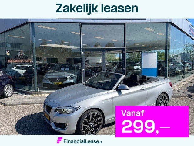 BMW 2-serie Cabrio 220i, Gebruikt, 4 cilinders, Cabriolet, 4 stoelen