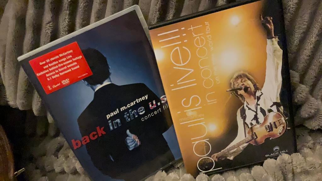 Twee Paul McCartney muziekdvds, Alle leeftijden, Ophalen of Verzenden, Zo goed als nieuw, Muziek en Concerten