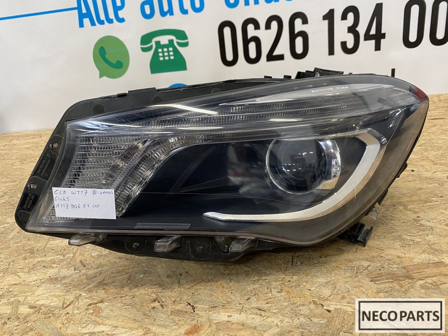 Cla W117 bi xenon koplamp links origineel A1179065100, Auto-onderdelen, Gebruikt, -, Ophalen of Verzenden, -