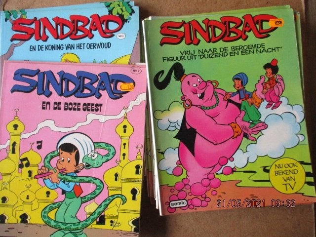 adv2470 sindbad 2, Eén stripboek, Ophalen, Gelezen