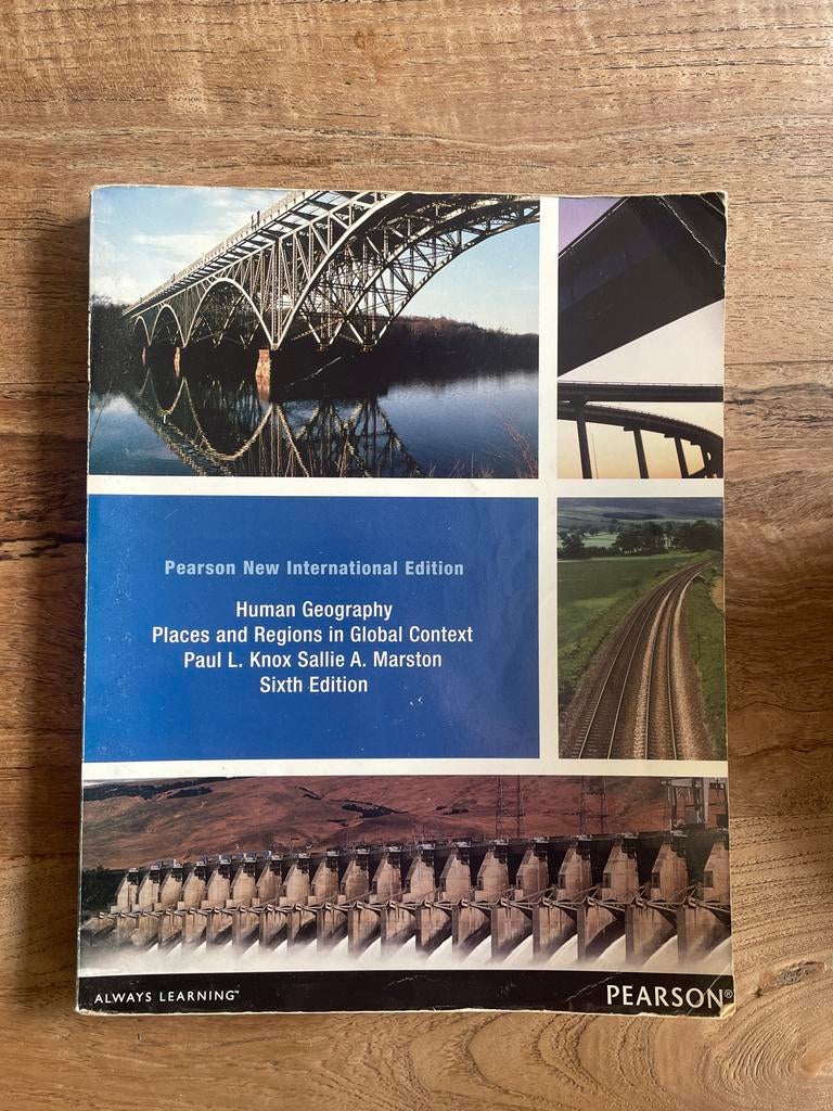 Human Geography: Places and Regions in Global Context, Ophalen, Gamma, Gelezen, HBO