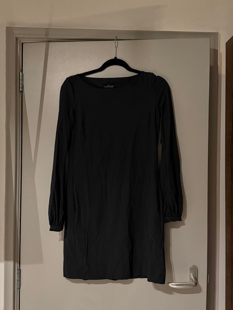 Zwarte La Dress Jurk Maat XXS, Kleding | Dames, Jurken, Zo goed als nieuw, Maat 34 (XS) of kleiner, Zwart, Boven de knie, Ophalen of Verzenden