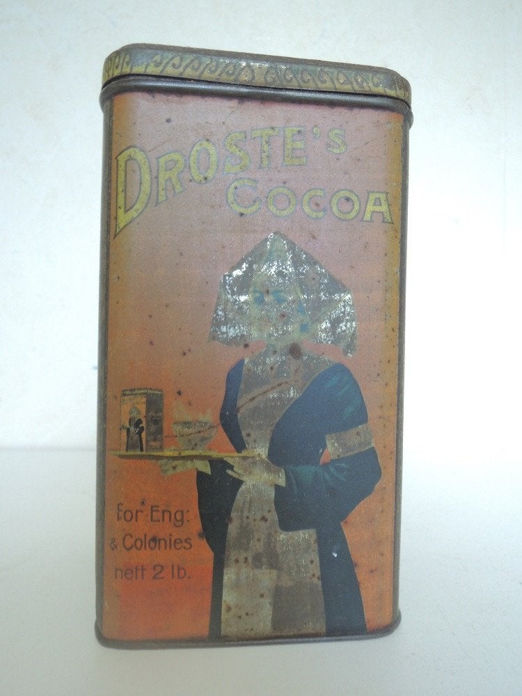 Droste cacao bus met deksel, Ophalen, Gebruikt, Overige, Droste