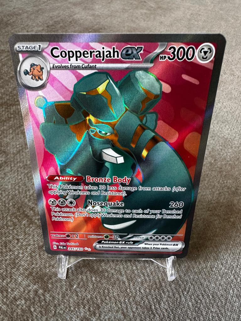 Copperajah EX 245/193 Paldea Evolved Pokémon Kaart, Ophalen of Verzenden, Nieuw, Losse kaart, Foil