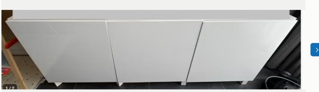 IKEA Besta kast met deuren, Ophalen, Overige materialen, 100 tot 150 cm, Modern, minimalistisch