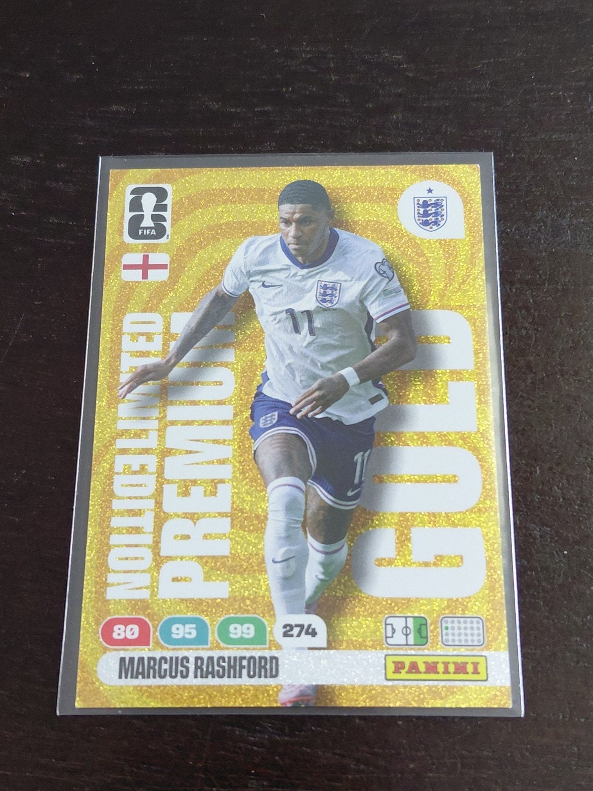 Marcus Rashford Panini Adrenalyn XL FIFA World Cup 2026 Card, Ophalen of Verzenden, Zo goed als nieuw, Buitenlandse clubs, Spelerskaart