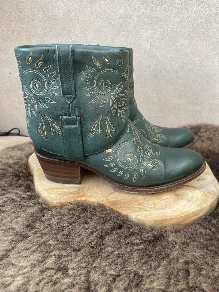 Sendra Festival Boots Groen, Sendra, Verzenden, Lage of Enkellaarzen, Nieuw