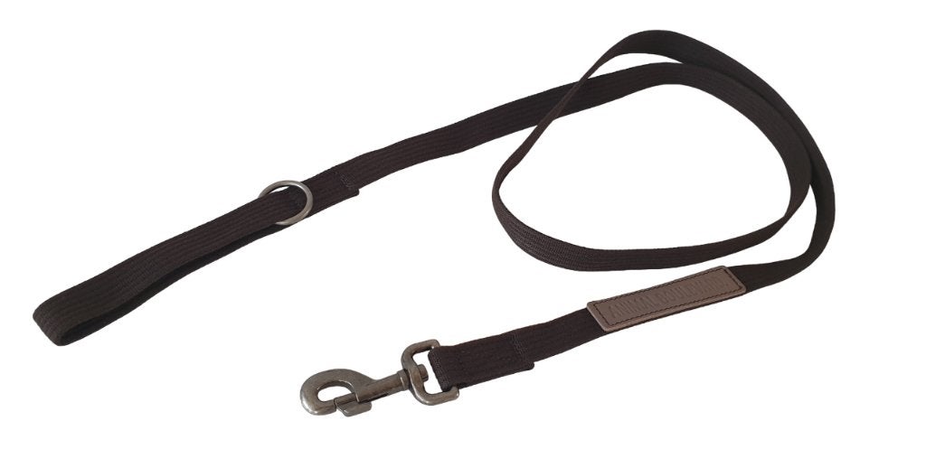 ANIMAL BOULEVARD Canvas Lange Hondenlijn 180 cm Bruin -35%!, Ophalen of Verzenden, Nieuw, Hondenriem