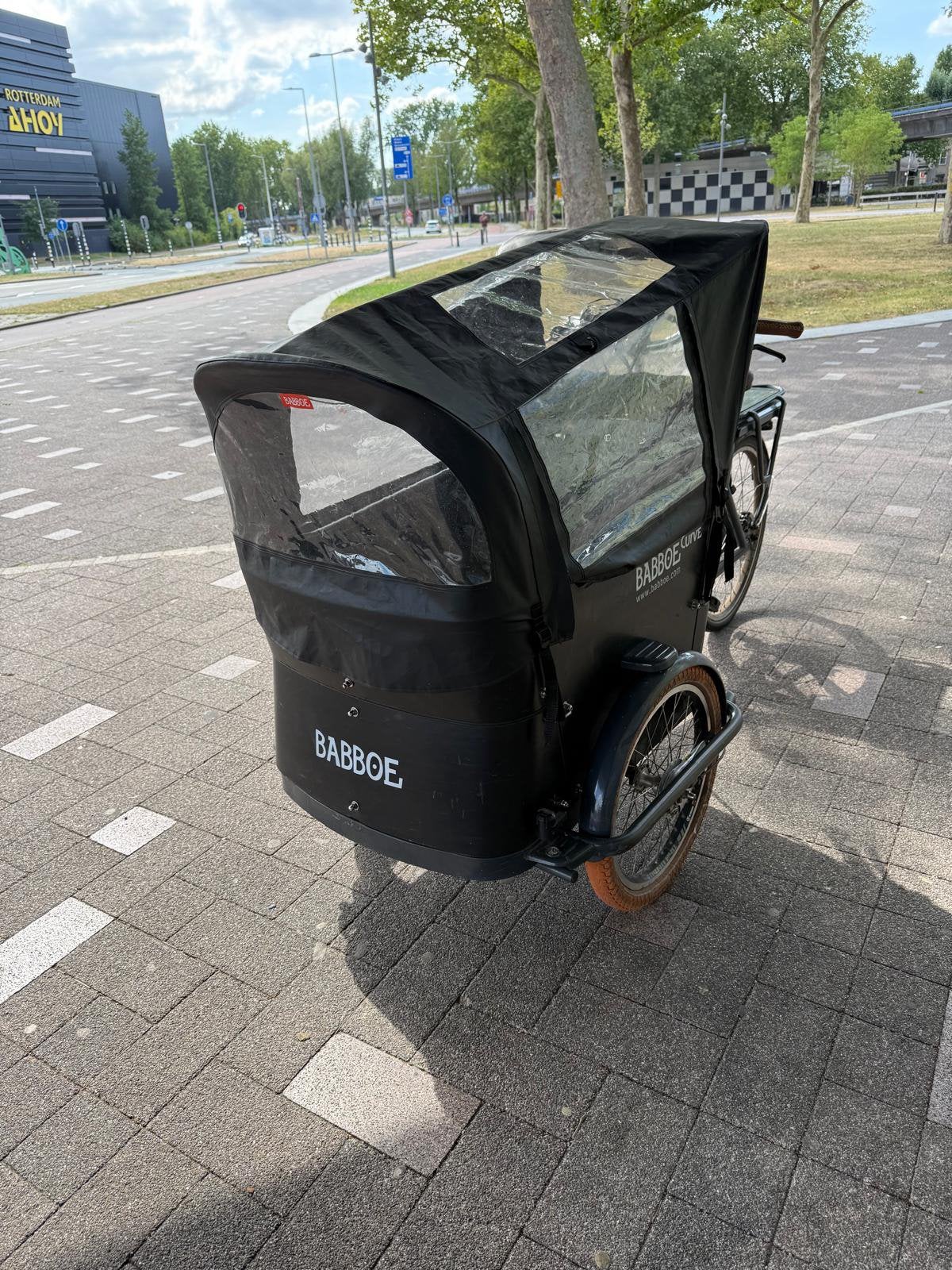 Babboe curve electrish goedgekurd, Ophalen, Gebruikt, 4 kinderen of meer, Huif