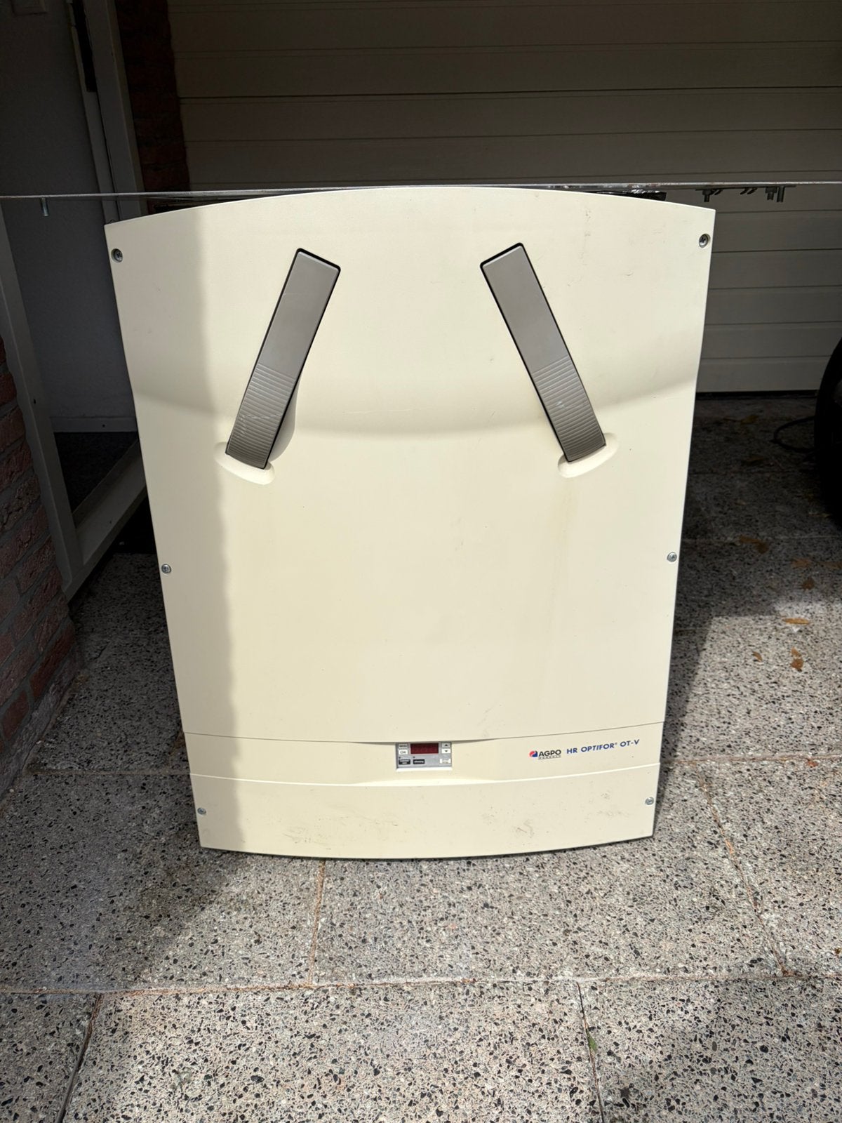 Zeer goed werkende WTW warmte terug win unit HR Optifor OT-V, Ophalen of Verzenden, Zo goed als nieuw, Ventilator en Afzuiger