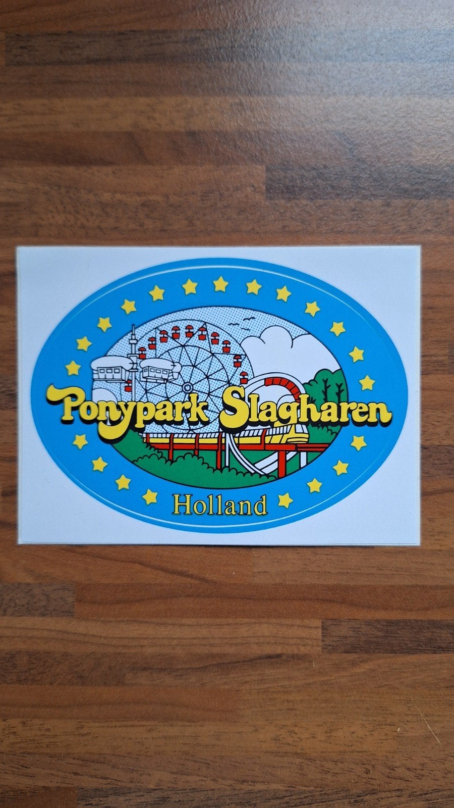 PonyPark Slagharen Holland Sticker 9 x 12 cm, Ophalen of Verzenden, Nieuw