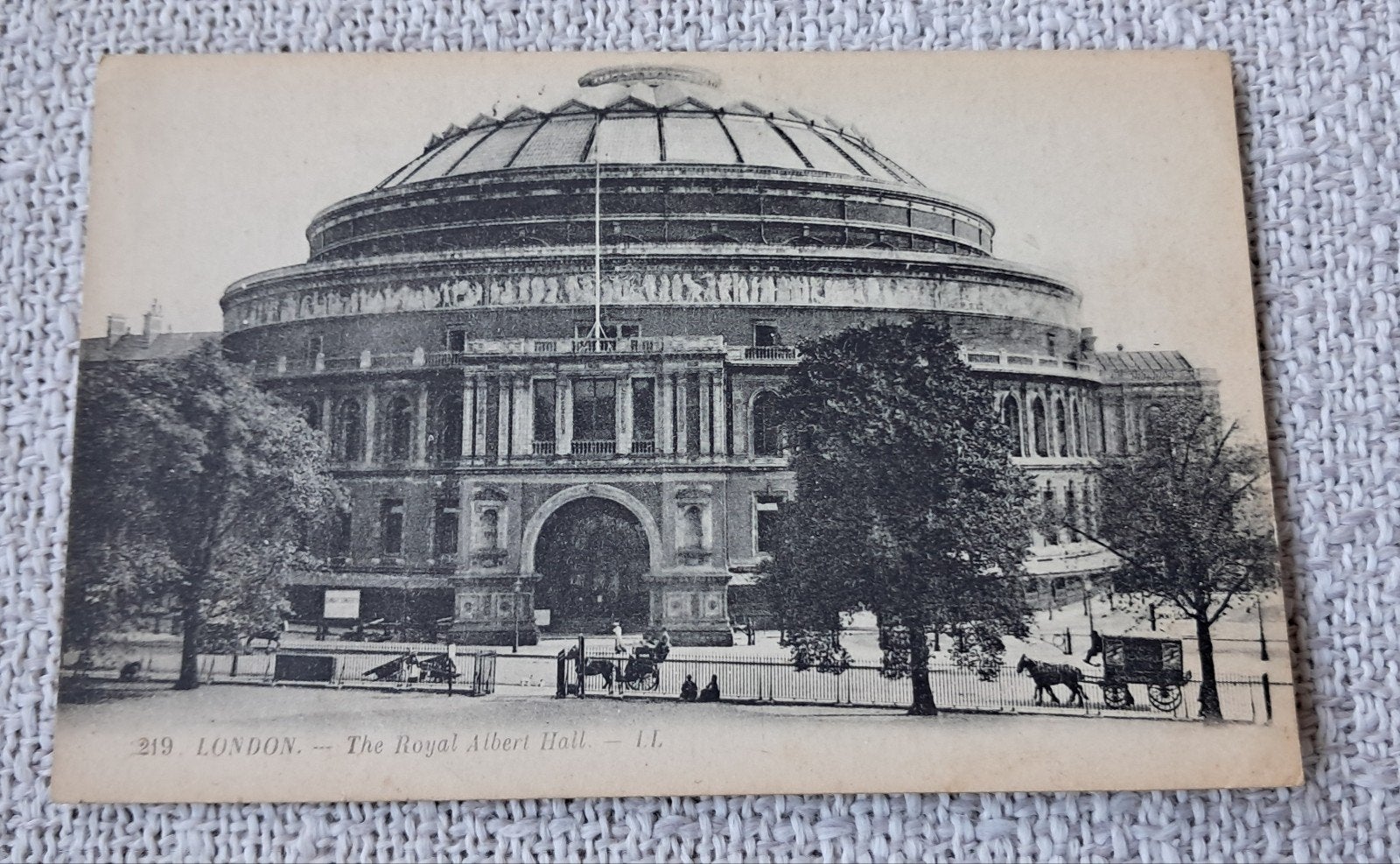 Ansichtkaart Royal Albert Hall, Londen - Voor WOI, Ophalen of Verzenden, Voor 1920, Ongelopen, Engeland