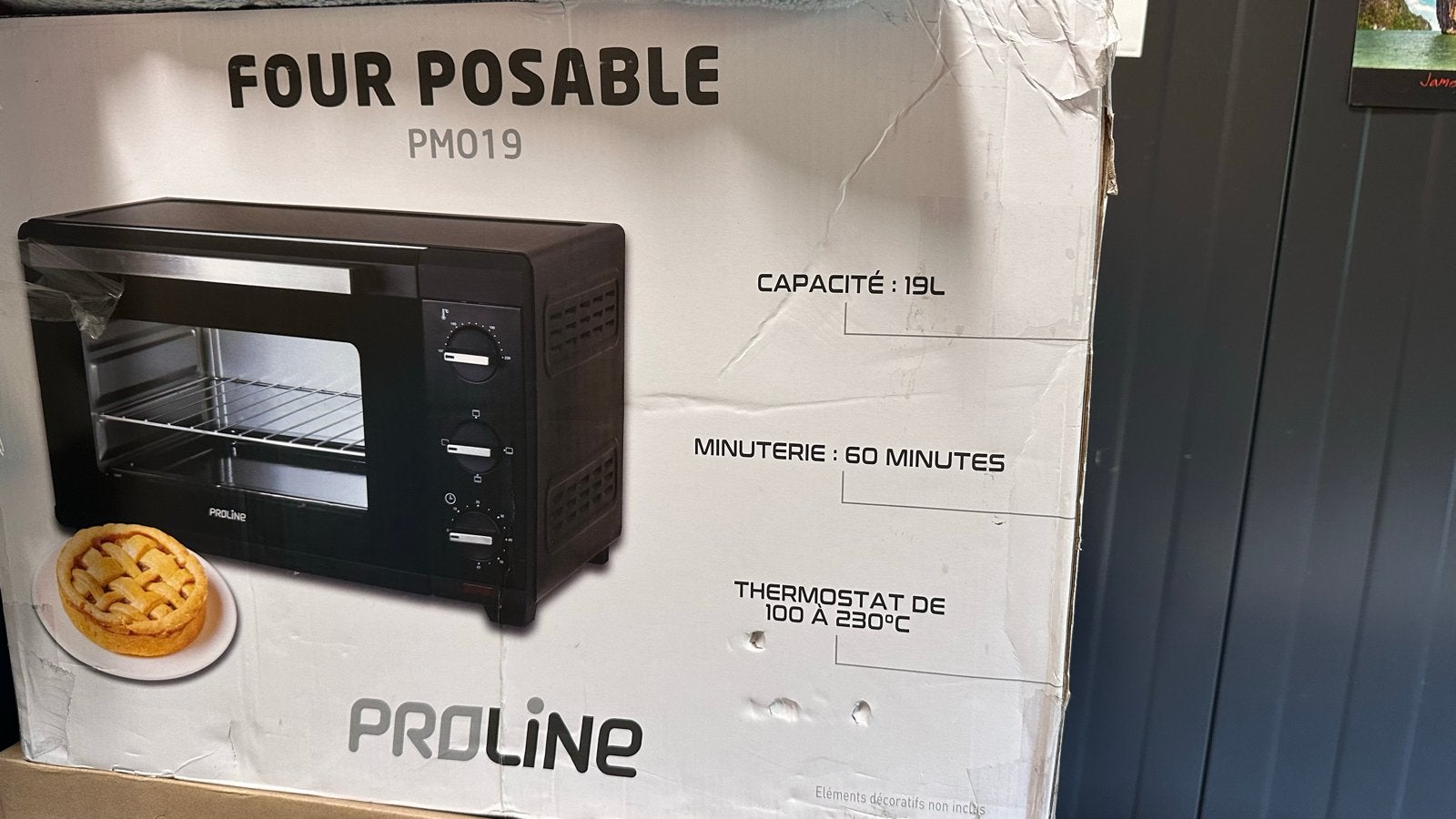 Nieuwe Proline Mini-oven PM019 - 19L, 60 min timer, Witgoed en Apparatuur, Ovens, Minder dan 45 cm, Overige merken, Nieuw, Ophalen of Verzenden