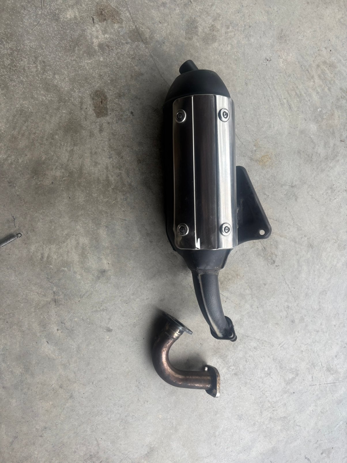 SM06 met HT RVS bocht, Motoren, Ophalen