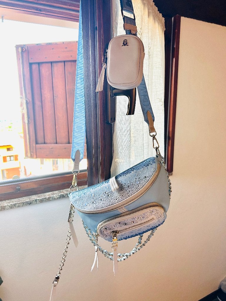 Steve madden crossbody, Sieraden, Tassen en Uiterlijk, Ophalen of Verzenden, Nieuw, Blauw, Schoudertasje