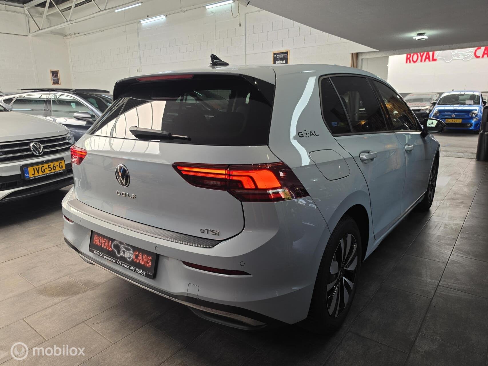 Volkswagen Golf 1.5 eTSI Goal / Sfeer/ ACC /Fabrieksgarantie, Blauw, 116 pk, Automatische klimaatregeling, Bedrijf