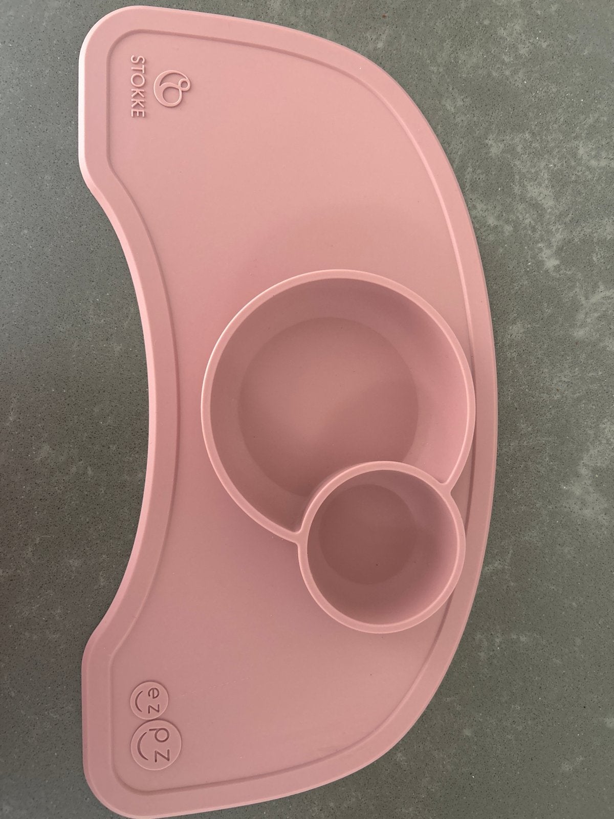 Stokke Ezpz Placemat met kom- Roze, Ophalen, Overige merken, Overige typen, Zo goed als nieuw