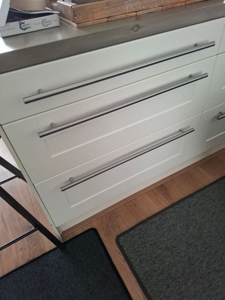 20 stuks RVS keukengrepen, Huis en Inrichting, Keuken | Keukenelementen, Minder dan 50 cm, Gebruikt, Ophalen of Verzenden, Minder dan 25 cm
