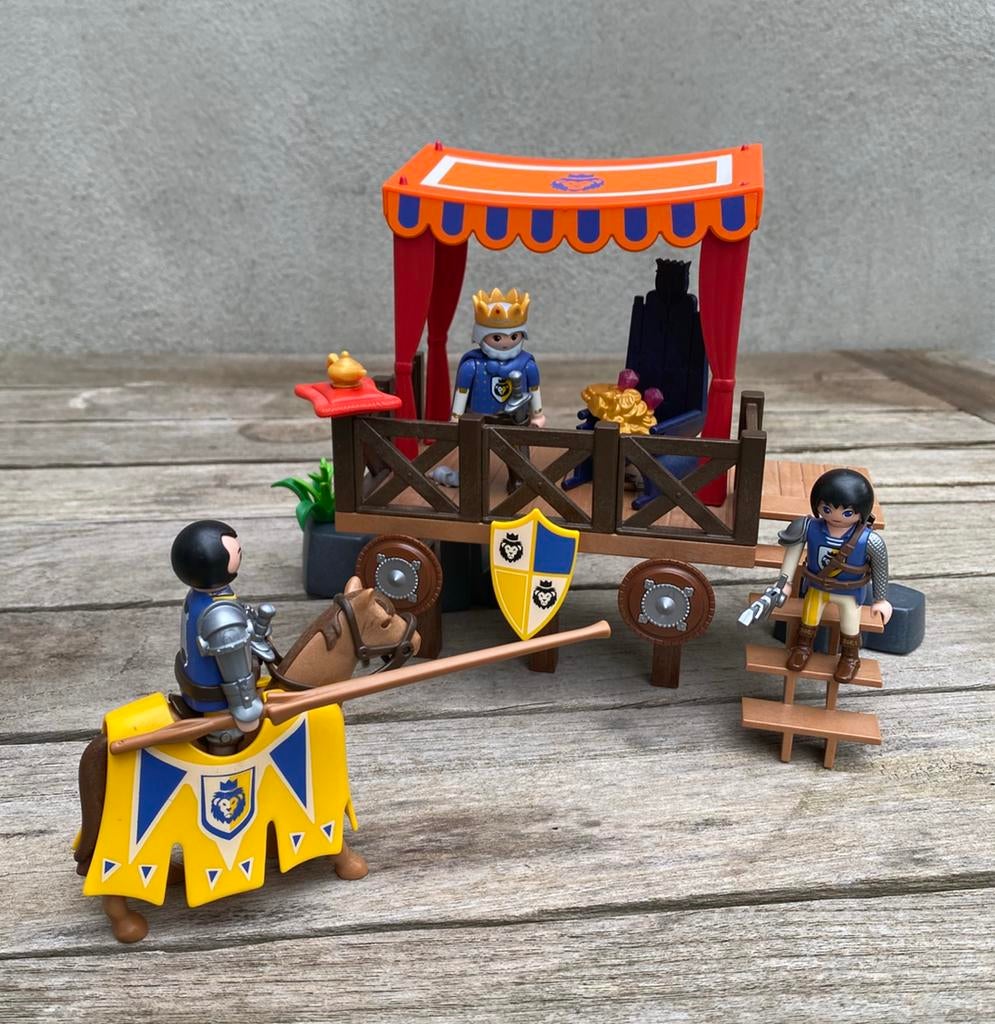 Playmobil super 4 koningstribune met Alex 6695, Ophalen of Verzenden, Zo goed als nieuw