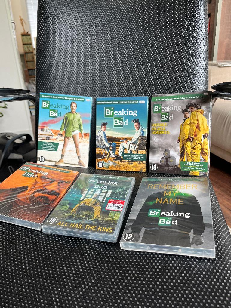 Breaking Bad compleet op dvd, NL ondertiteld, Vanaf 16 jaar, Boxset, Drama, Ophalen of Verzenden