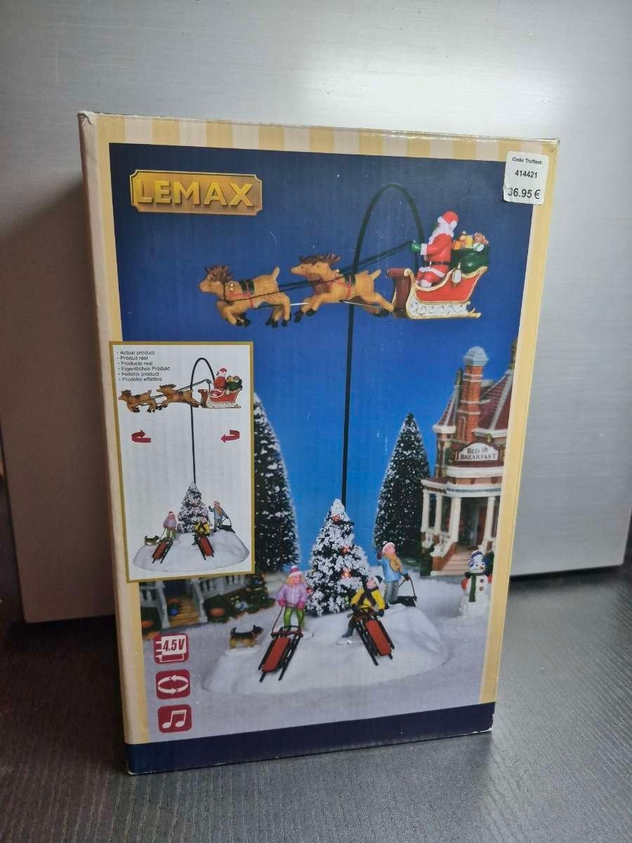 Lemax Santa claus is coming to town, Ophalen of Verzenden, Gebruikt