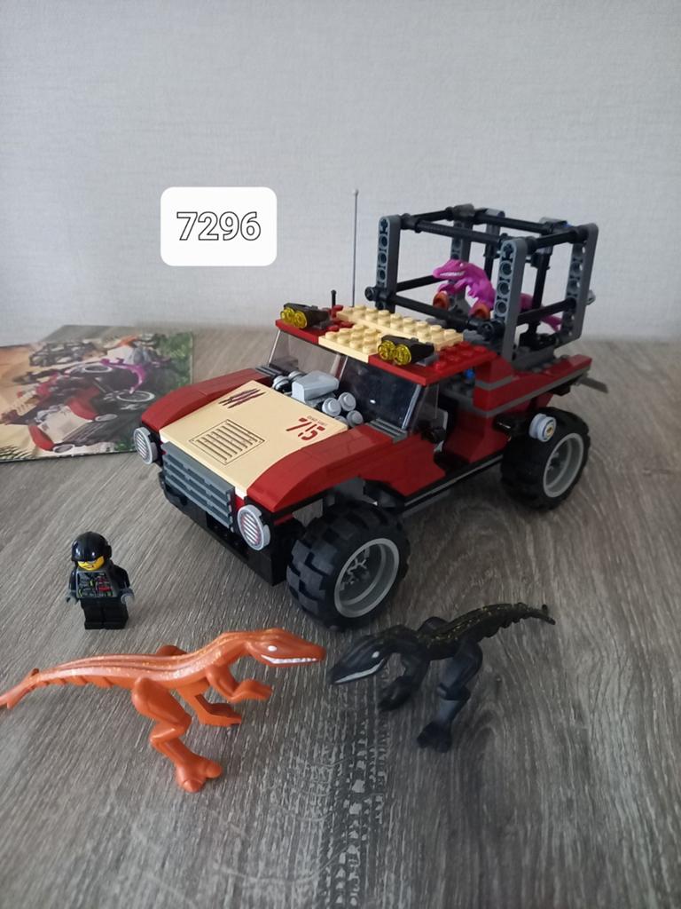 Lego  7296, Inclusief minifiguren, Gebruikt, Overige thema's, Lego