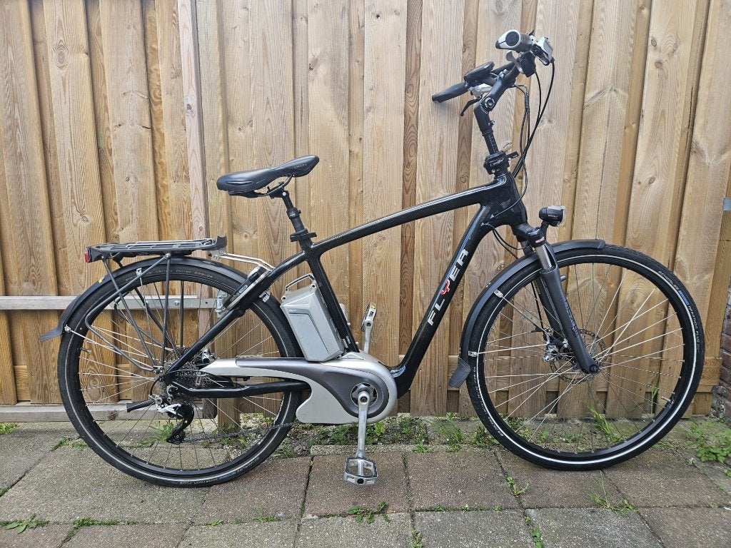 Prachtige Flyer K-Tour elektrische fiets Carbon frame 555wh, Fietsen en Brommers, Fietsen | Heren | Sportfietsen en Toerfietsen