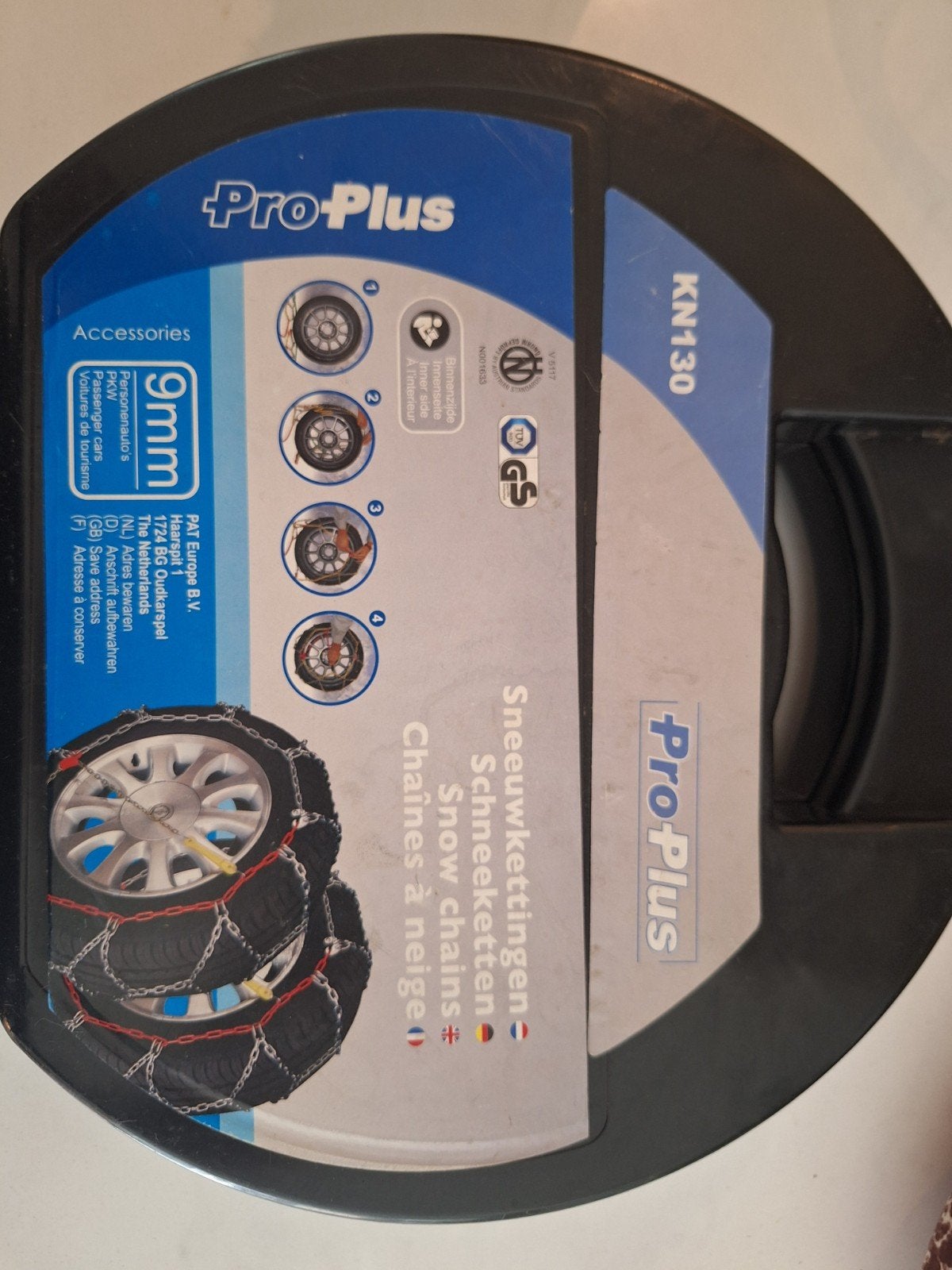 Pro-Plus KN130 sneeuwkettingen voor diverse bandenmaten, Ophalen, Nieuw