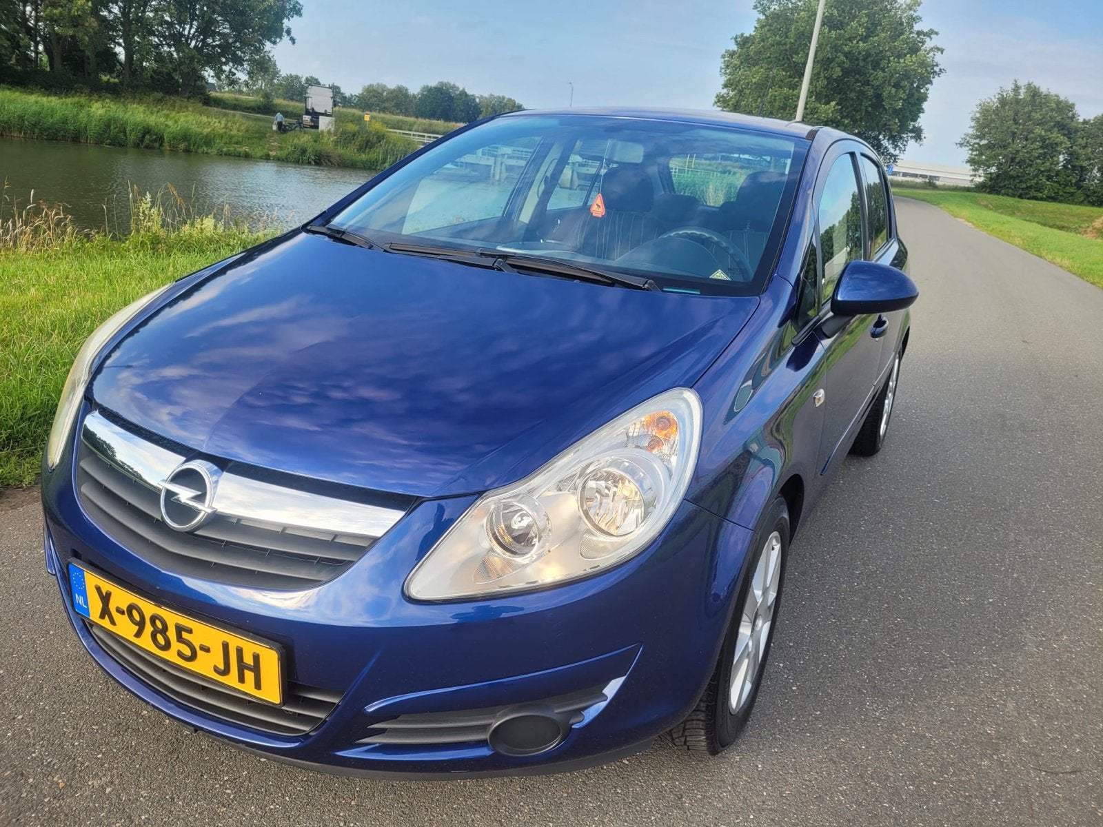 Opel corsa 1.2 automaat, 40 €/maand, Blauw, 1229 cc, Sedan
