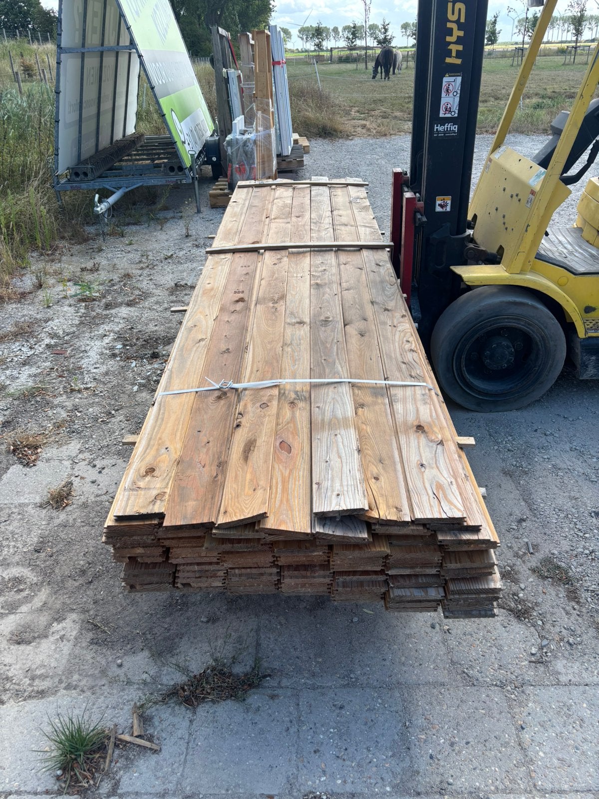 Douglas plank veer en groef, Ophalen, Minder dan 25 mm, Nieuw, Plank